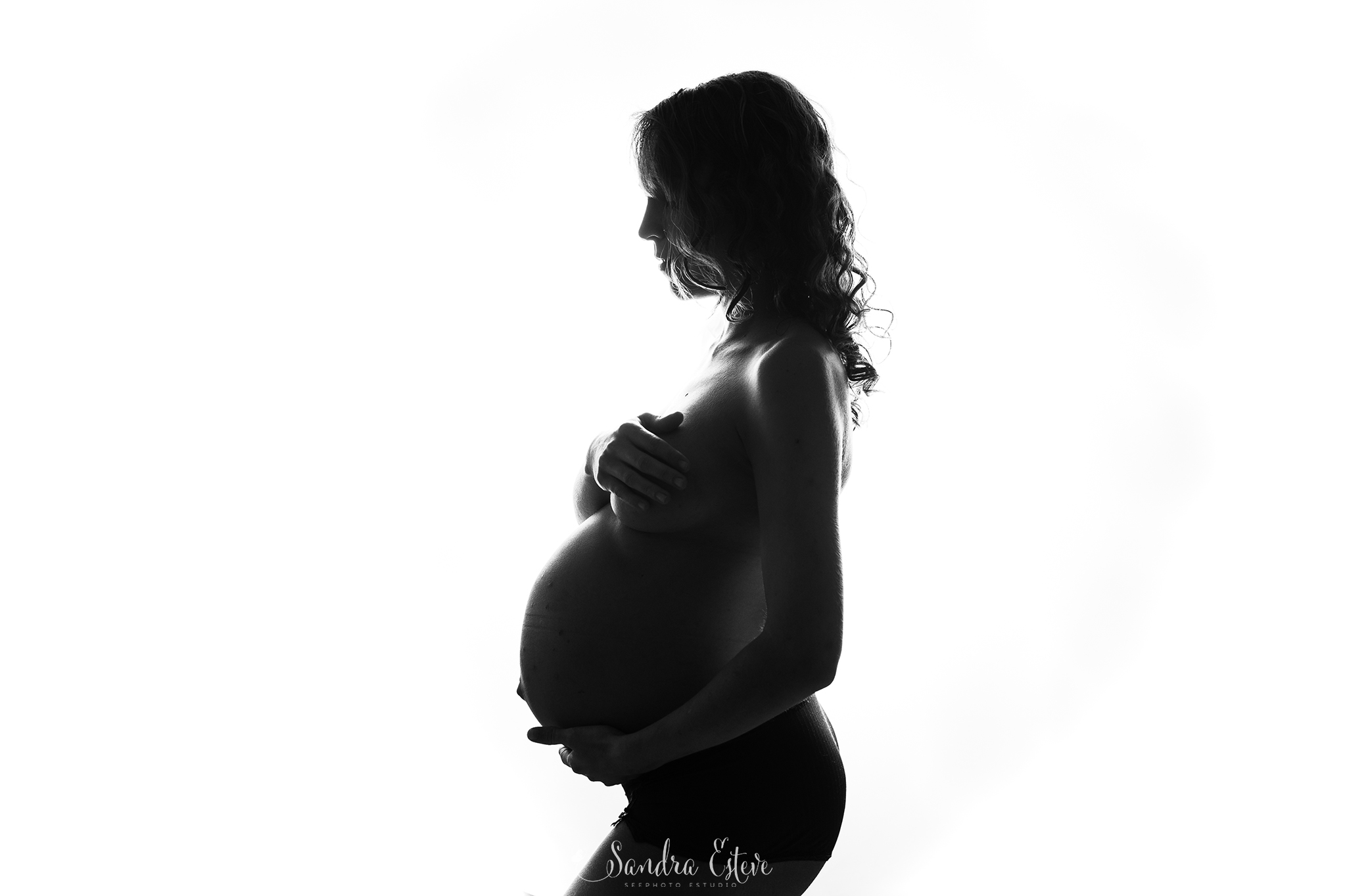 Fotos de embarazada perfil.