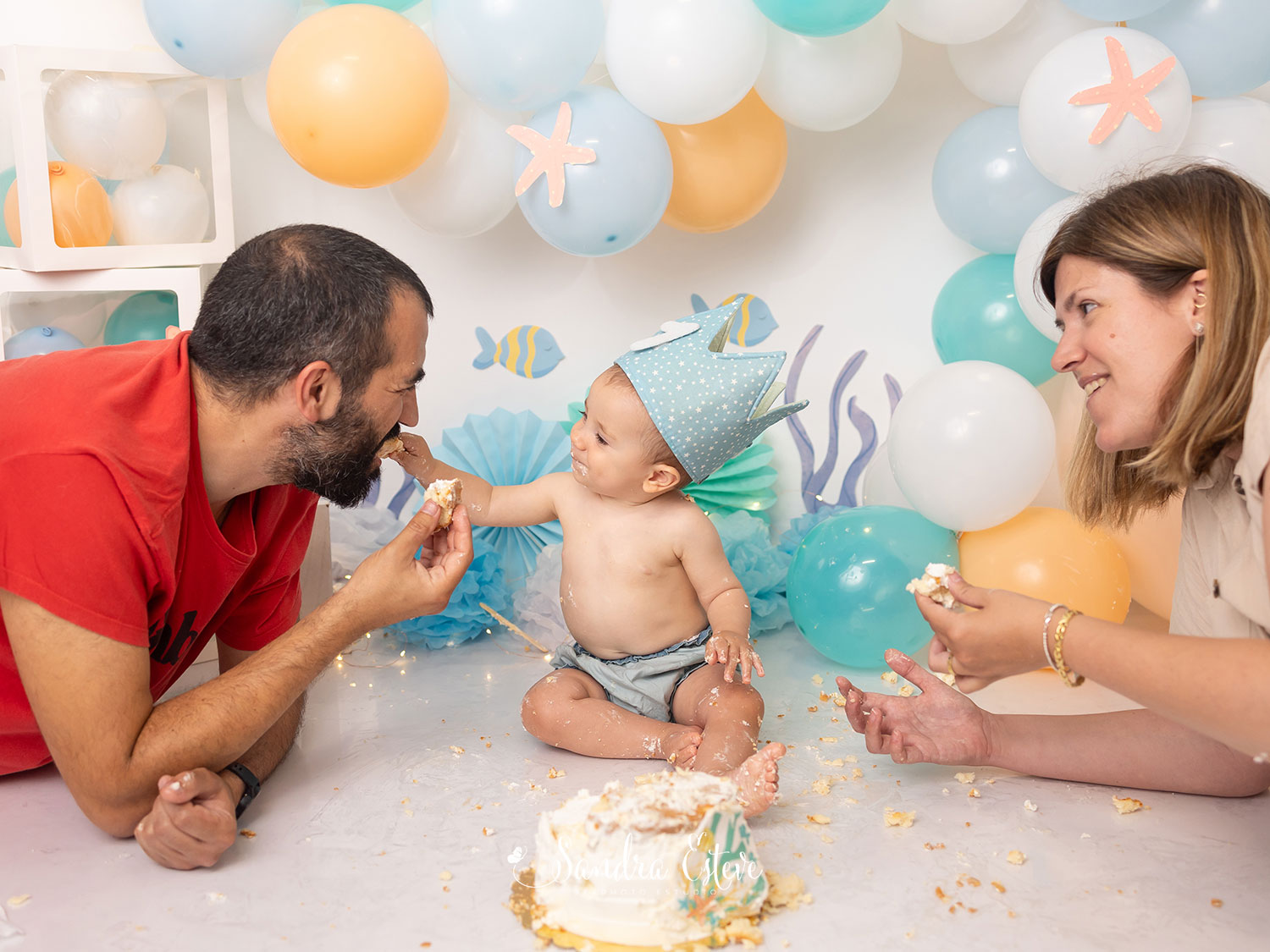 Sesion fotografica smash cake Granollers
