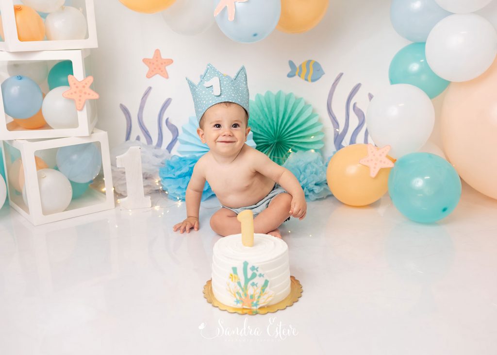 Sesion de pastel smash cake Granollers