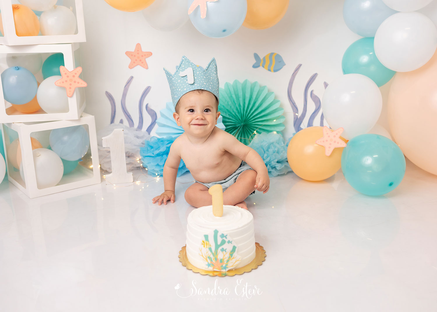 Sesion de pastel smash cake Granollers