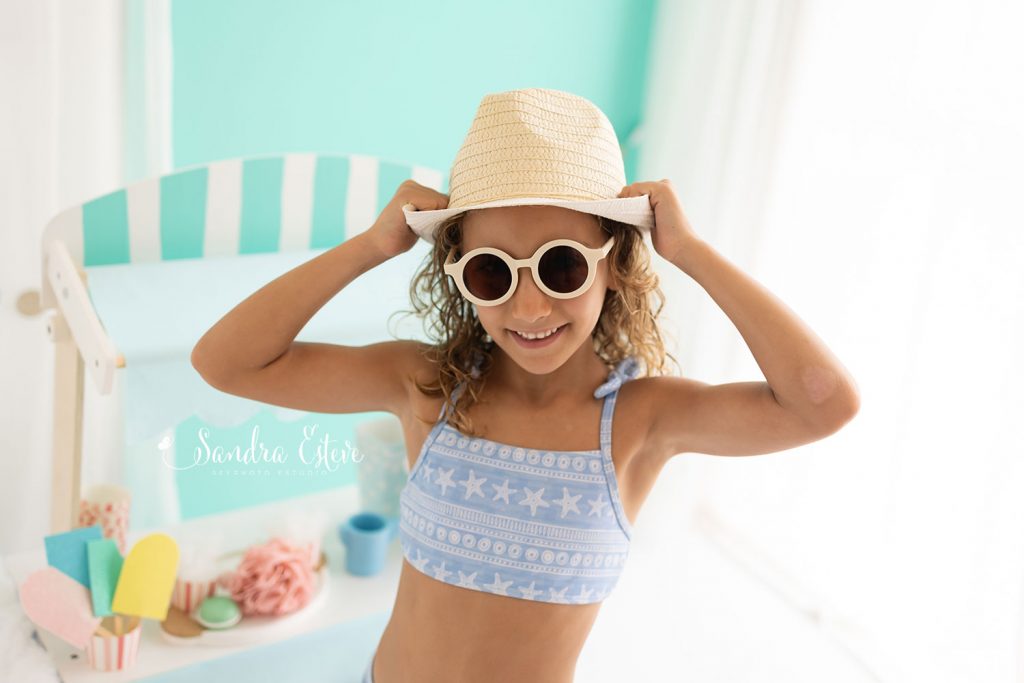 Fotos de verano niña Granollers