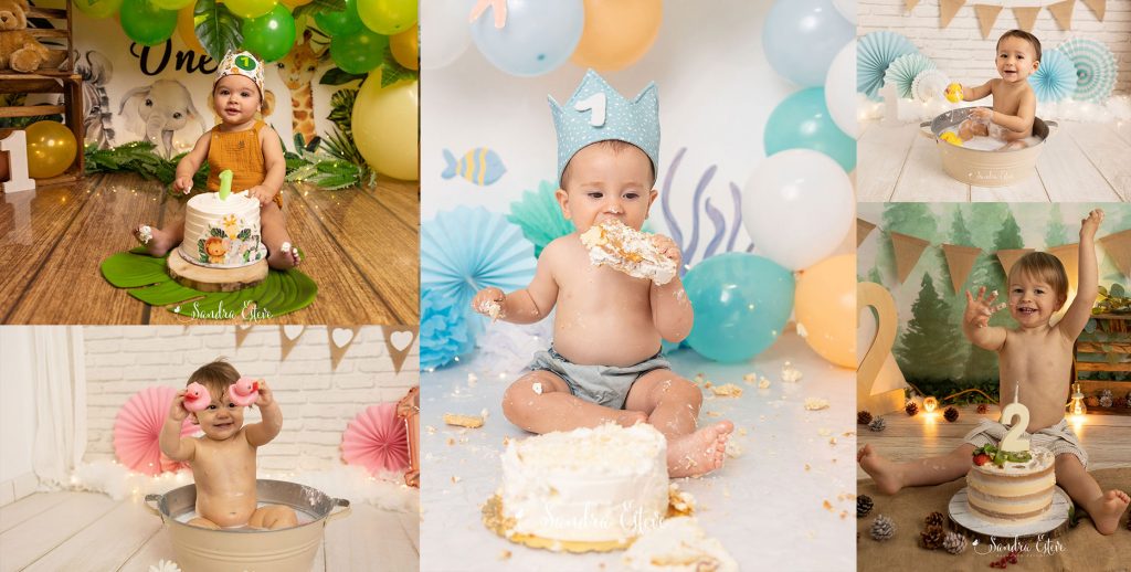 Sesion fotos smash cake granollers.