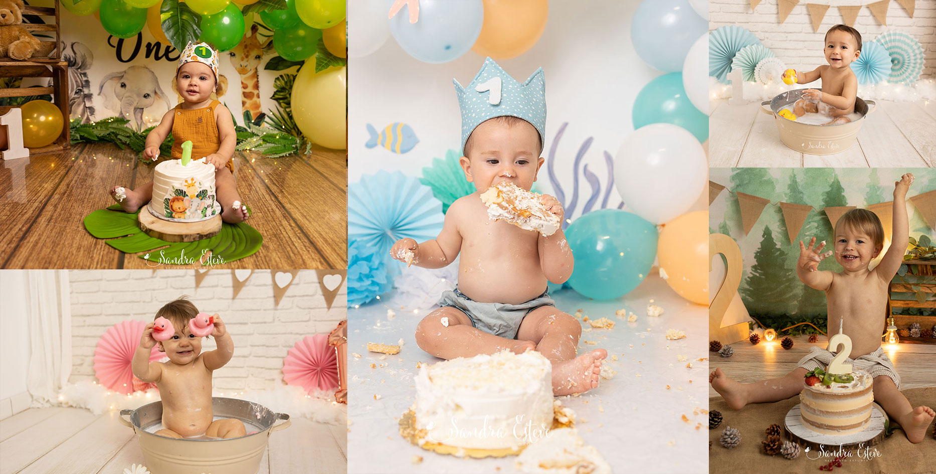 Sesion fotos smash cake granollers.
