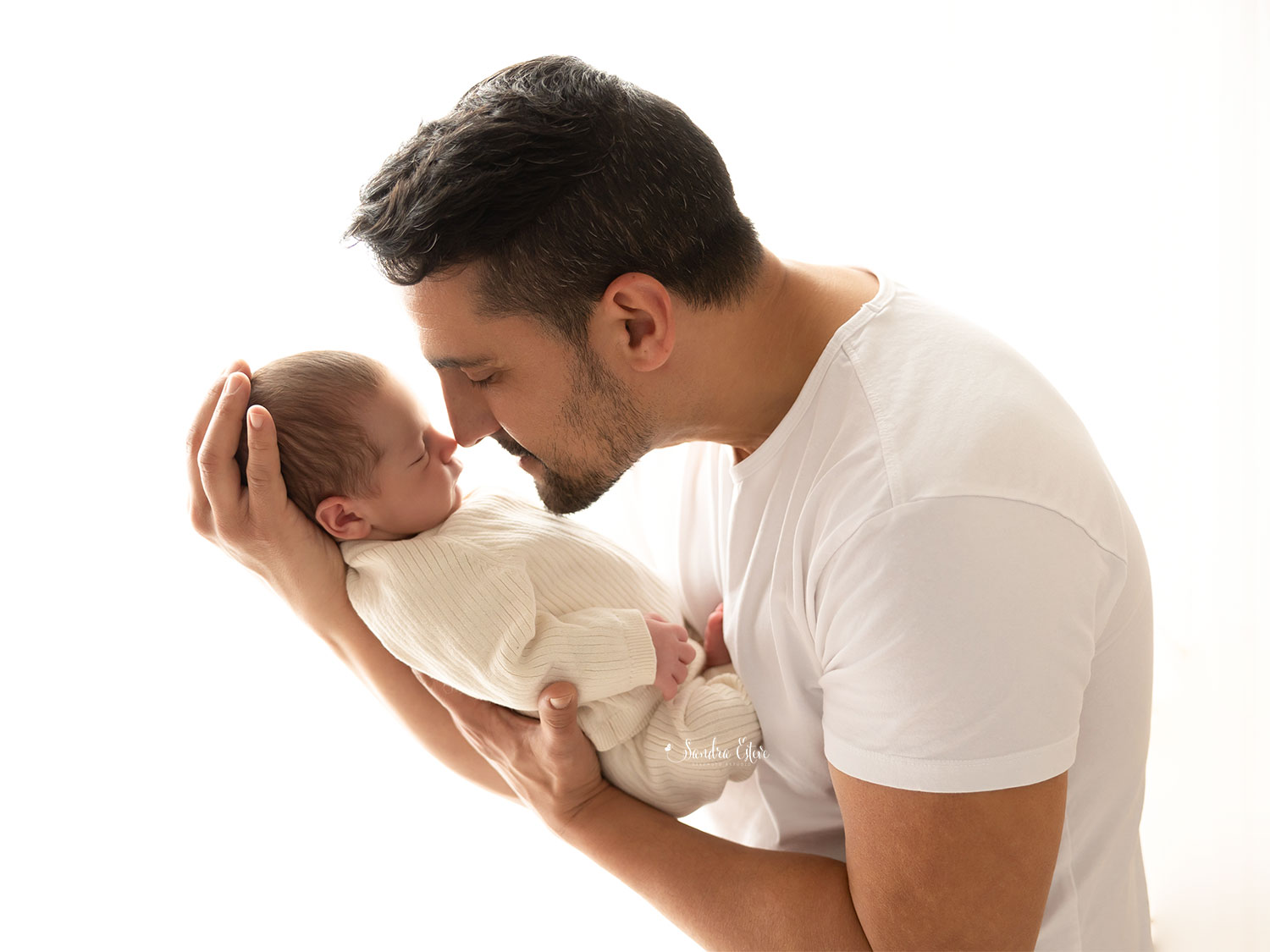 Foto recien nacido con su padre